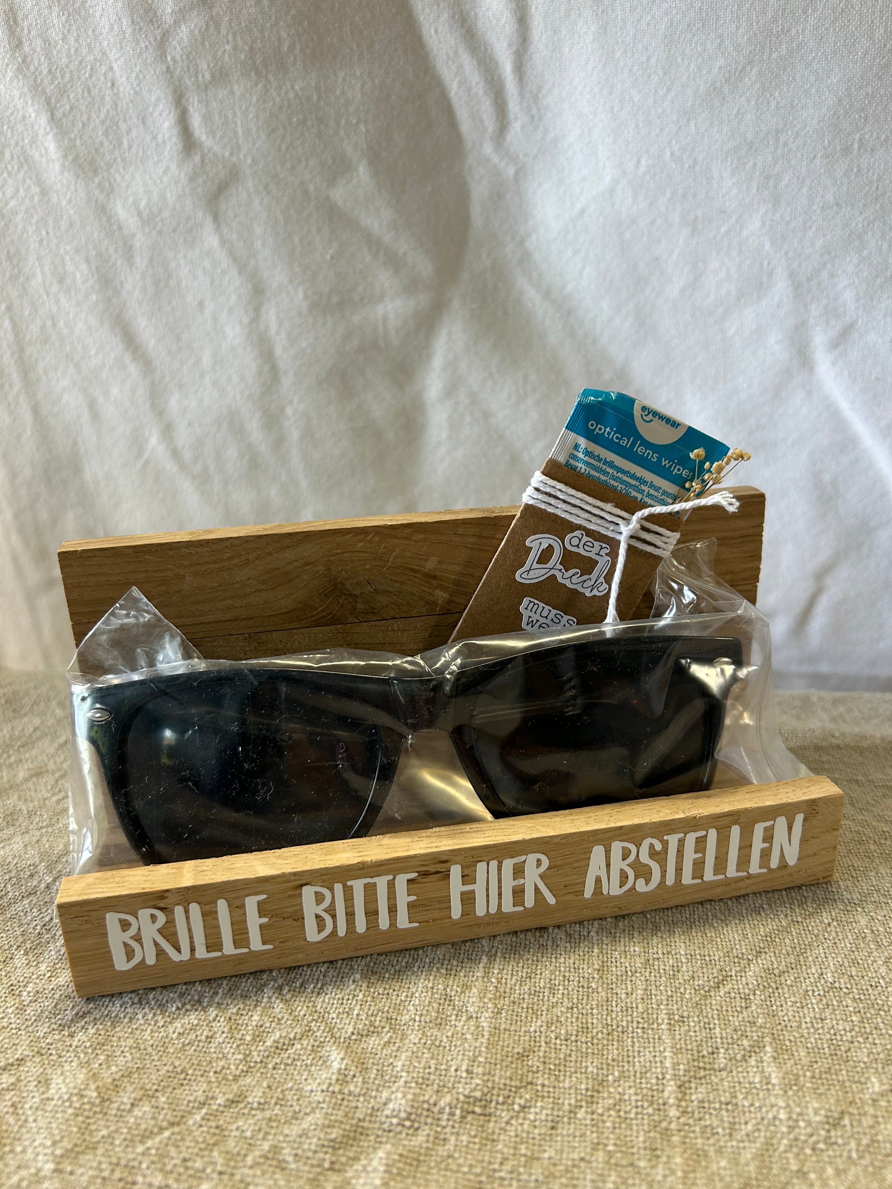 Brillenhalter - Hier abstellen