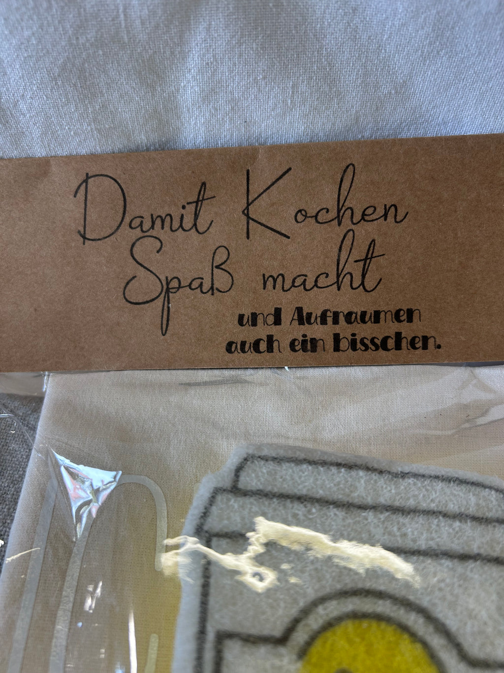 Putz Set - Damit Kochen Spaß macht
