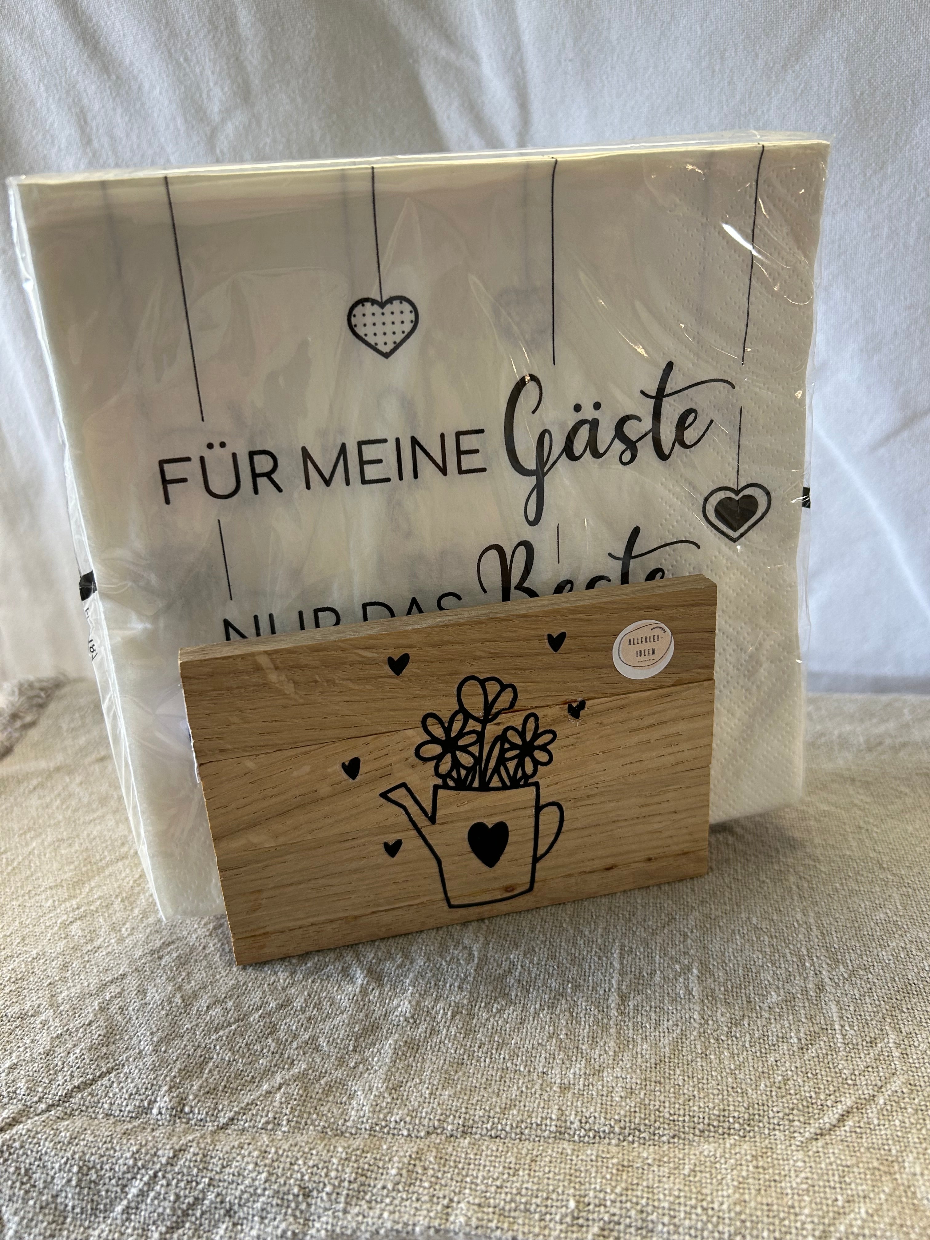 Serviettenhalter - Gießkanne schwarz