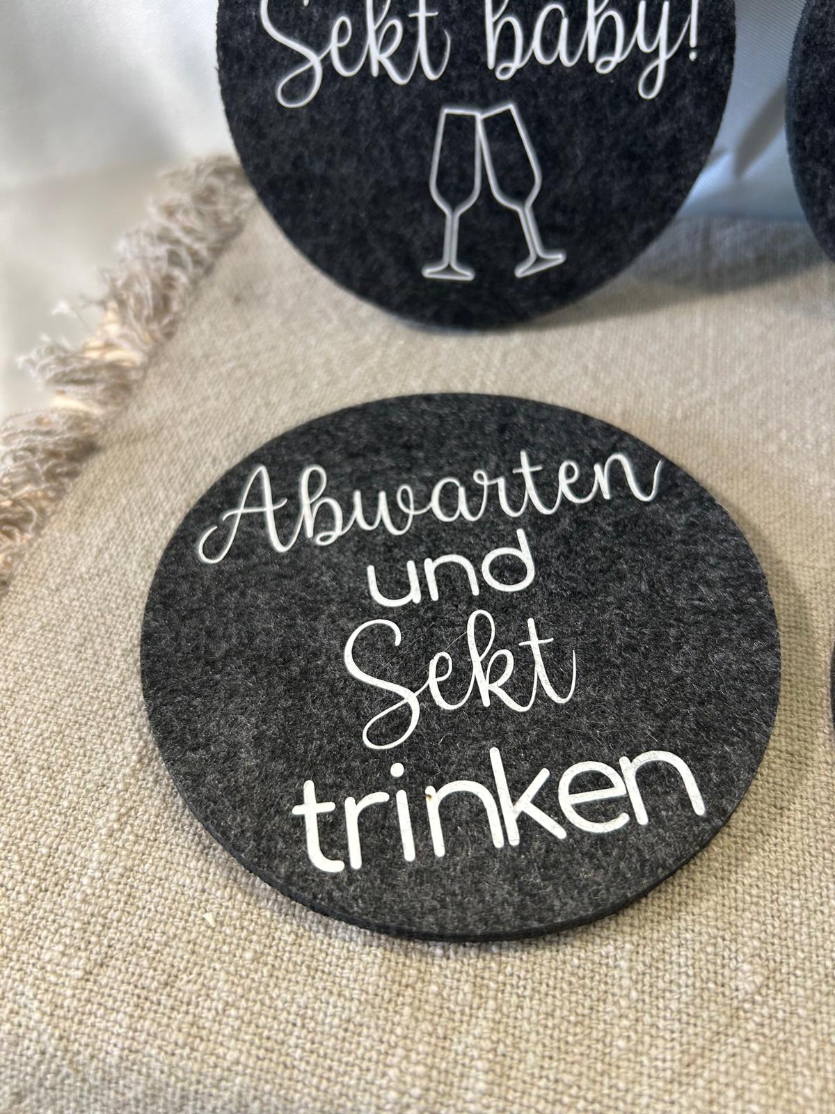 Untersetzer - Sekt