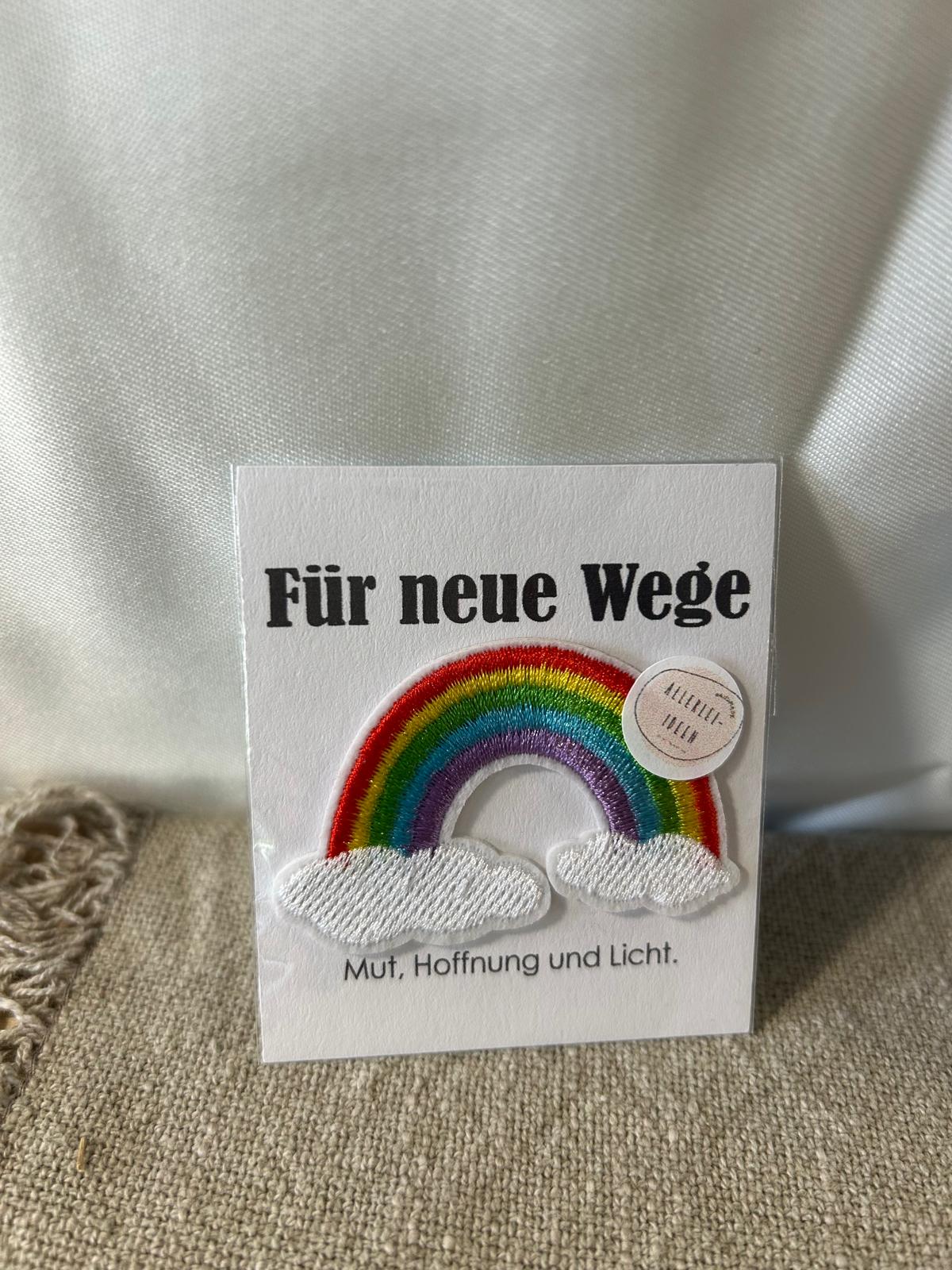 Regenbogen Patch - Taschengoodie - Glücksbringer